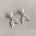 Imitation Pearl Beads Hanging fish tail beads