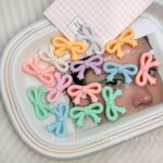 Solid Color Acrylic Beads Star bowknot beads