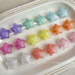 Two-Tone Beads transparent bicolor star-599