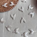 Imitation Pearl Beads Hanging fish tail beads
