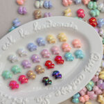 Solid Color Iridescent Plated Beads Happy Little Pony Beads