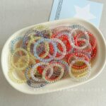 Transparent Iridescent Plated Beads circle beads