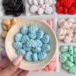 Solid Color Acrylic Beads heart beads