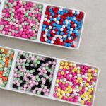 Solid Color Acrylic Beads 6mm mixed beads