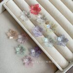Flower & Leaf Shaped Charms flower beads