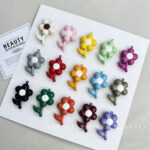 Solid Color Acrylic Beads flower-stem beads