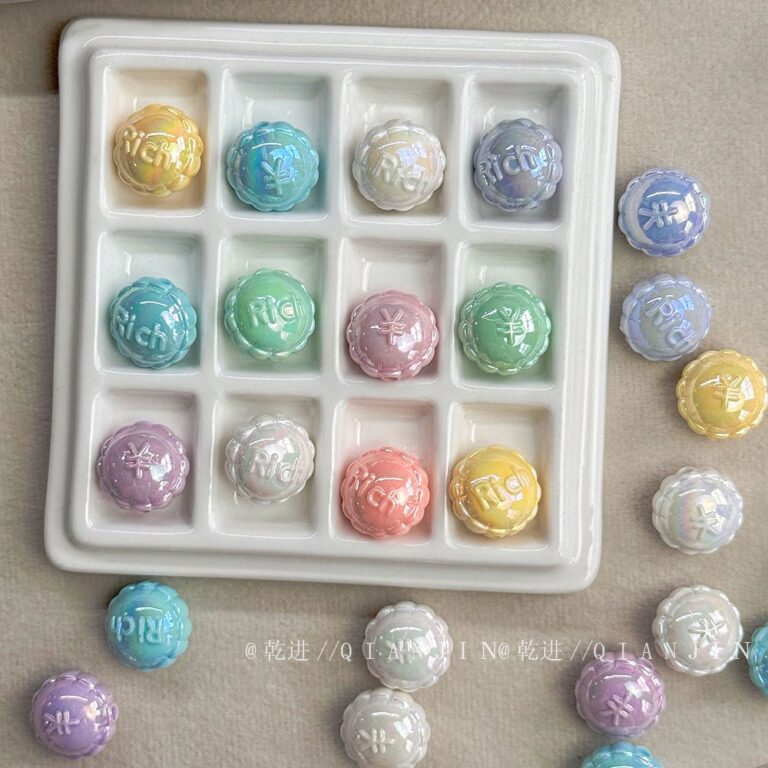 Solid Color Acrylic Beads rich beads