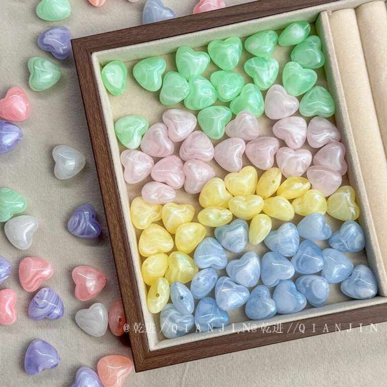Two-Tone Beads Luminous heart beads