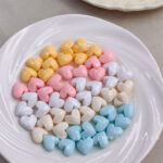 Solid Color Acrylic Beads heart beads