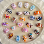 High-Quality UV Beads hand-painted beads