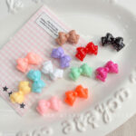 Plastic beads Plastic bow beads-683