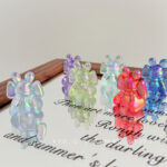 High-Quality UV Beads Original design bowknot rabbit bead-690