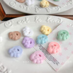 Solid Color Acrylic Beads Rainbow Cloud Beads-638