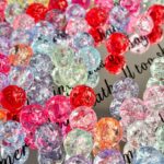 Transparent Acrylic Beads Transparent star-shaped beads