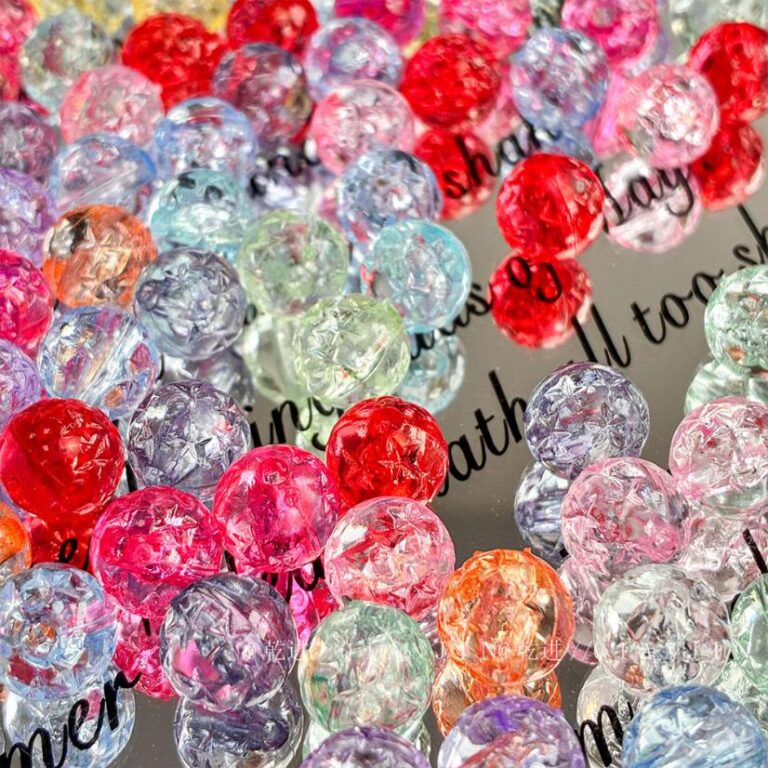 Transparent Acrylic Beads Transparent star-shaped beads