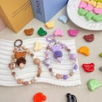 High-Quality UV Beads Cute painted bear