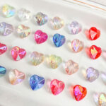 High-Quality UV Beads UV Transparent diamond heart