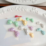 Transparent Acrylic Beads AB Bowknot bead