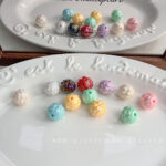 Solid Color Iridescent Plated Beads AB Pineapple Pearls