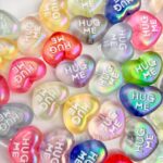 High-Quality UV Beads magical aurora HUGME heart