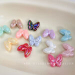 Transparent Acrylic Beads Butterfly Beads