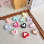 Solid Color Acrylic Beads Love-themed cookies