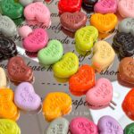 High-Quality UV Beads Baked enamel HUG ME heart