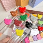High-Quality UV Beads Cute painted bear