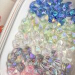 High-Quality UV Beads UV Transparent diamond heart