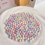 Solid Color Acrylic Beads 8mm star beads