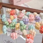 Solid Color Iridescent Plated Beads Cloud beads-618