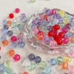 Transparent Acrylic Beads Transparent star-shaped beads