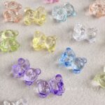 Transparent Acrylic Beads transparent bear beads
