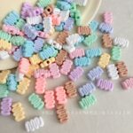 Solid Color Acrylic Beads Beads in the shape of cream