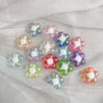 High-Quality UV Beads magical aurora big flower -665