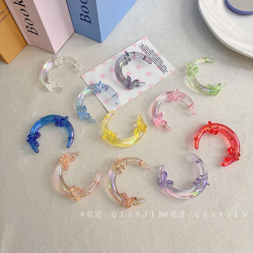 High-Quality UV Beads UV Transparent moon beads