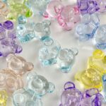 Transparent Acrylic Beads transparent bear beads