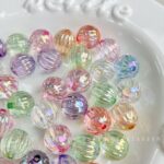 High-Quality UV Beads 14mm Pumpkin Beads