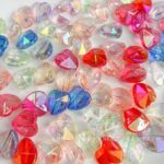 High-Quality UV Beads UV Transparent diamond heart