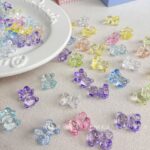 Transparent Acrylic Beads transparent bear beads