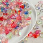 High-Quality UV Beads UV Transparent diamond heart