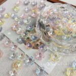 Flower & Leaf Shaped Charms High-quality fine sparkling claw flower