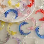 High-Quality UV Beads UV Transparent moon beads