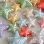 Solid Color Iridescent Plated Beads AB star beads-562