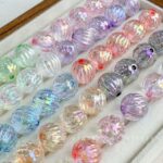 High-Quality UV Beads 14mm Pumpkin Beads