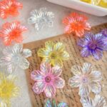 Flower & Leaf Shaped Charms AB flower
