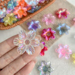 Flower & Leaf Shaped Charms AB flower