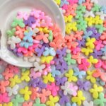 Plastic beads plastic butterfly beads