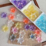 Flower & Leaf Shaped Charms AB flower