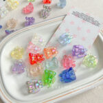 High-Quality UV Beads Original design bowknot rabbit bead-690